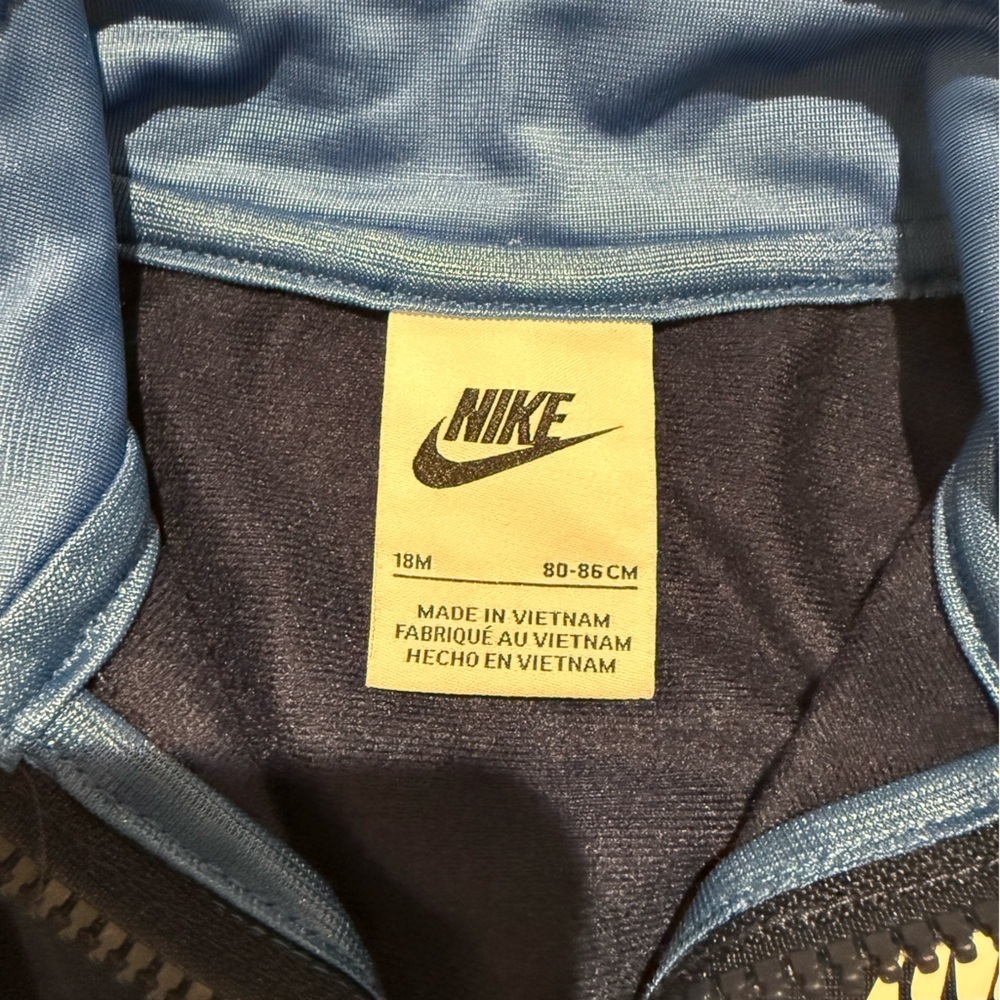 Nike Navy and Royal Blue Jogger Track Suit Set size 18M - Picture 4 of 7